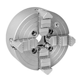 4 Jaw Cast Iron Independent Chuck, 1 Piece Jaw (Front Mount) - 4304 Series (Bison)