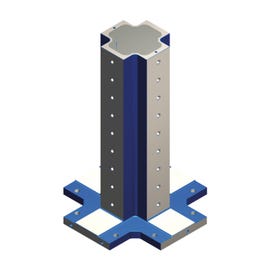 Grid With Bushings Cross Cube Tombstone - ART57F (Gerardi)