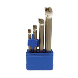 3 Piece SDUCR/L Boring Bar Set - Includes 10, 12, 16mm Solid Steel Shanks, 93 Degree Approach, Screw On Clamp for DCMT Inserts - SDUCR/L Series (Teknik)