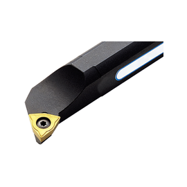 SWUBR/L Steel Shank Boring Bar, Through Coolant, for WBGT Inserts, 93° Approach, Screw On Clamp (Korloy)